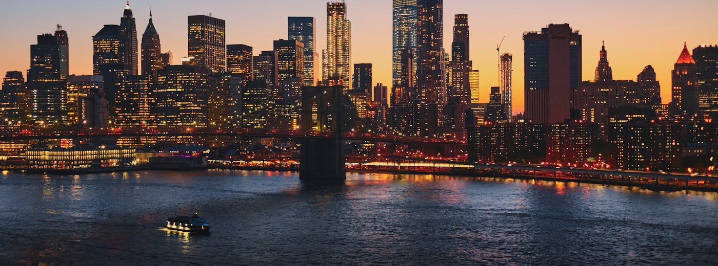 Lower Manhattan skyline